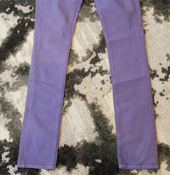 RICH & SKINNY| Womens lavender 💜 straight leg denim jeans|Size 23 - Picture 3 of 5